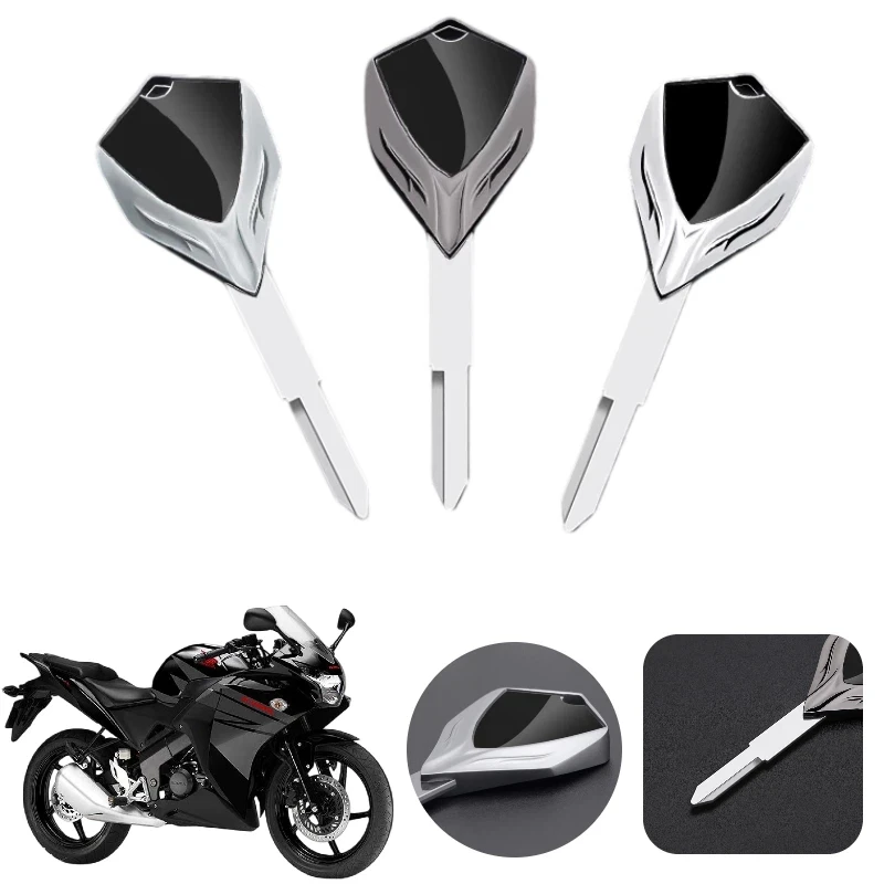 Stainless Steel Blank Motorcycle Key For Honda CB400 CBR250/350 CB500/500S CBR125R CBR600F3 Innova Lead NX125 SFX50 SJ50 Bali