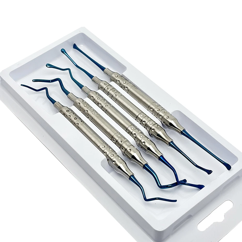 Kit Dental Implant Surgical Bone Vista Tunneling Procedure Titanium Implant Dental Tools 5Pcs