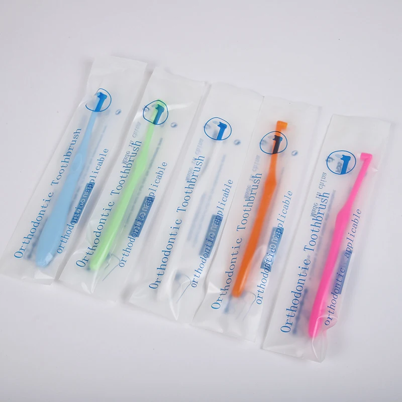 Orthodontic Toothbrush, Single-Beam Brush, Small Pointed Toothbrush, Orthodontic Braces, Special Soft Hair Cleaning Gap Brush