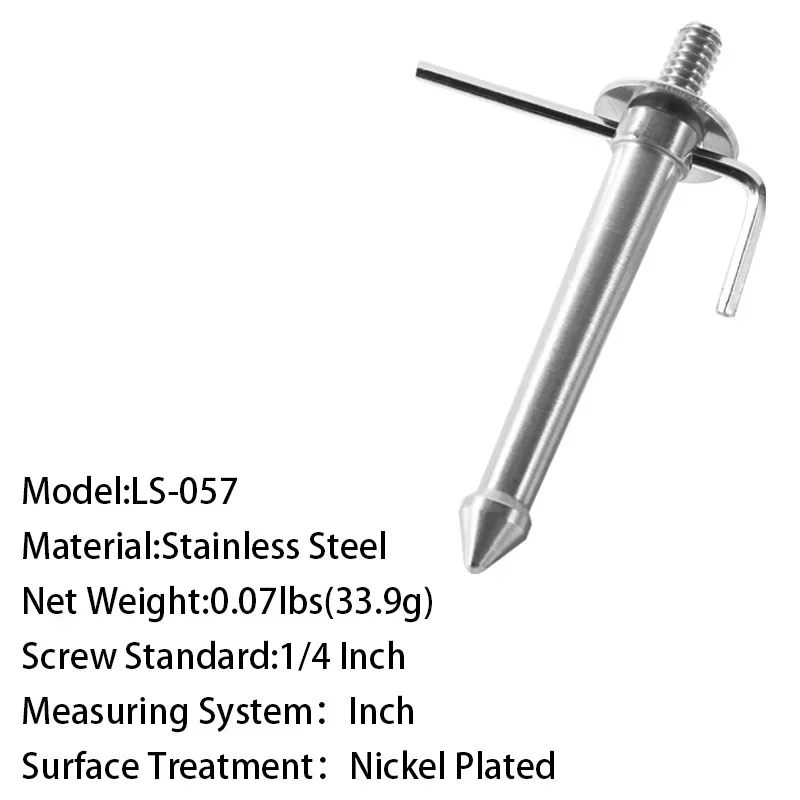 BEXIN uniwersalny 120mm 65mm 3/8 Cal wymiana statywu Spike dla Bogen Manfrotto Gitzo Benro RRS SIRUI statyw monopod góra — zdjęcie produktu 4