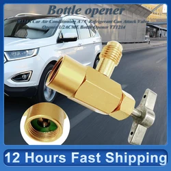 R12 R600A R22 R134a Refrigerante Bottle Opener CT338 339 R134A Air Conditioner Tools Fre on Refrigerant Can Opener brass alloy