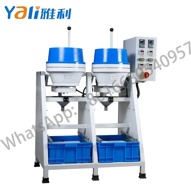Eddy Current Grinding Polishing Machine Double-head Gold Silver Copper Polisher High Performance Jewelry Tools Equipment