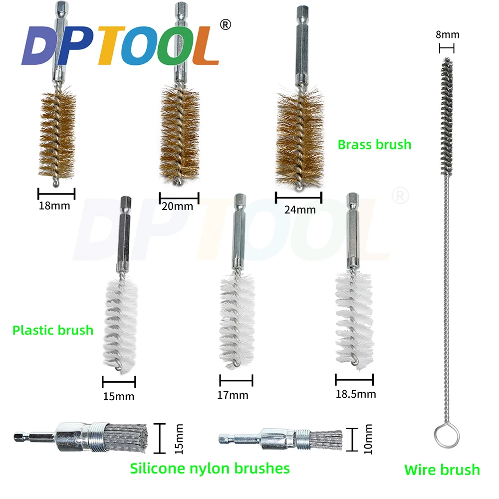 Universal Injector Seat Cleaning Set Cleaning Diesel Injectors cleaner Tool