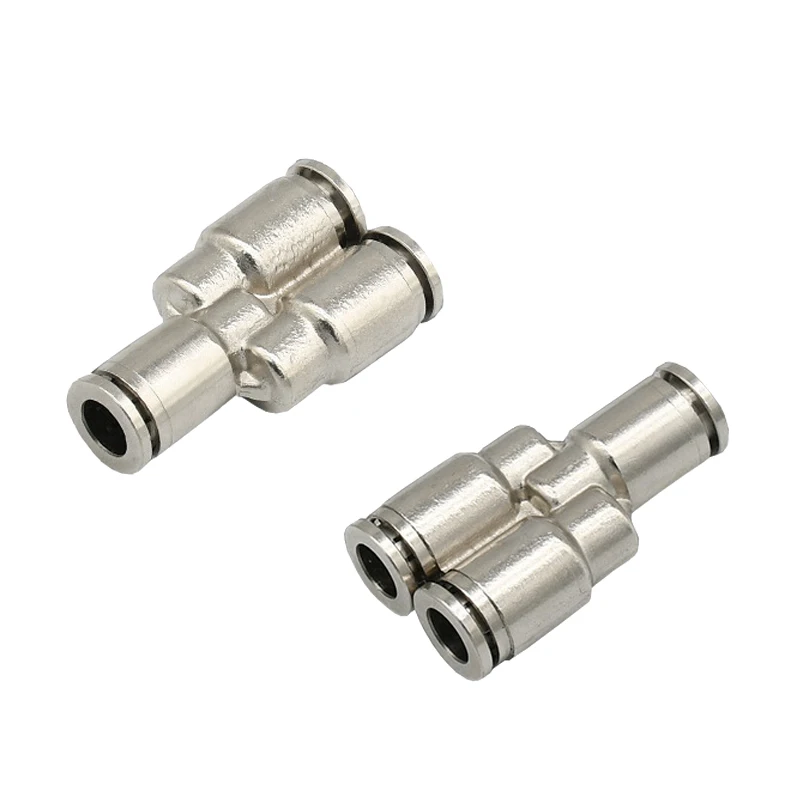 Everything You Need to Know About the PY4 All-Copper Nickel-Plated Three-Way Pneumatic Connector