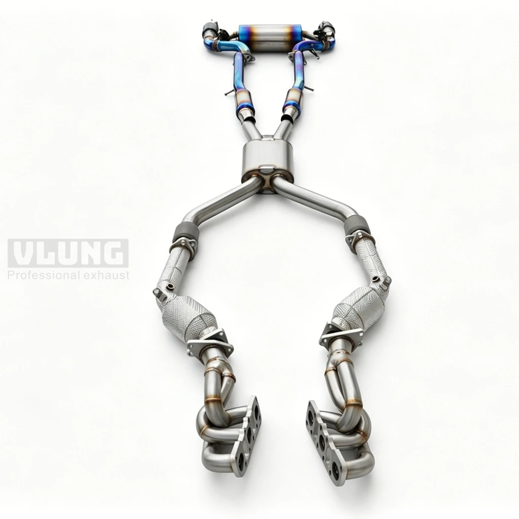 

Titanium Alloy Valve Exhaust for Nissan 370Z Z34 3.7L 2008-2020 Lightweight High Performance System