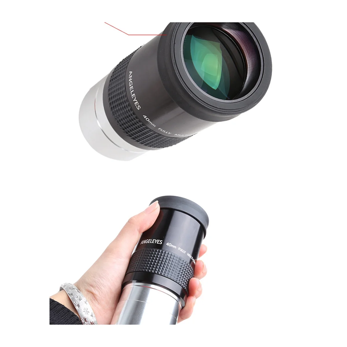 

2-Inch 32mm Eyepiece Astronomical Telescope Accessories, Multi-Layer Coated Metal Material, Large Field of View HD
