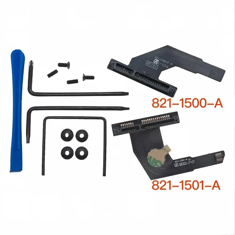 Lower Upper SSD SATA Hard Drive 2nd Flex Cable Kit For Mac Mini Server A1347 hdd cable 821-1500-A 821-1501-A 2012 Year