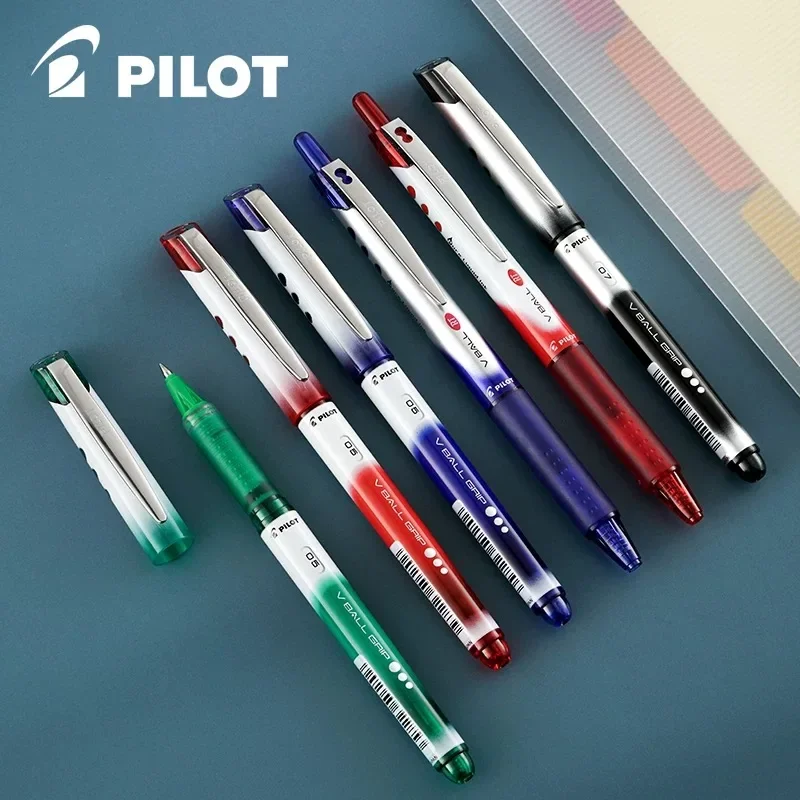 

Japan Stationery PILOT Gel Pen Large Capacity Liquid Ink Smooth Writing Office Supplies BLN-VBG5 4 Colors Replaceable Refill