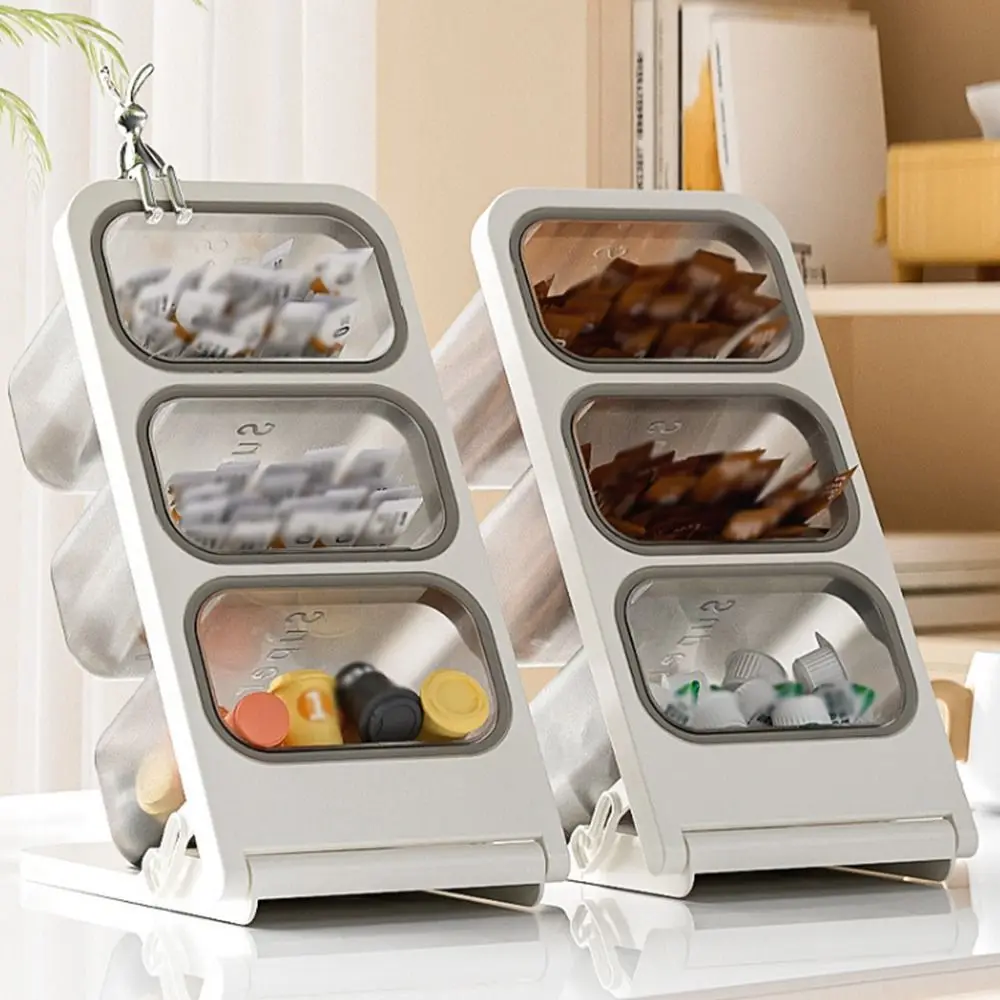 

Removable Desktop Slanting Organizer Large Capacity Plastic Slanted Pen Holder Sturdy Angled Design Brush Storage Container