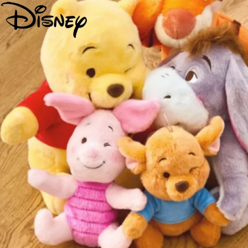 12-24cm Disney Stuff Toy Cute Kawaii Pooh Bear Piglet Tigger Eeyore Anime Stuff Toys Model Collection Stuff Toy Girl Giftstoy