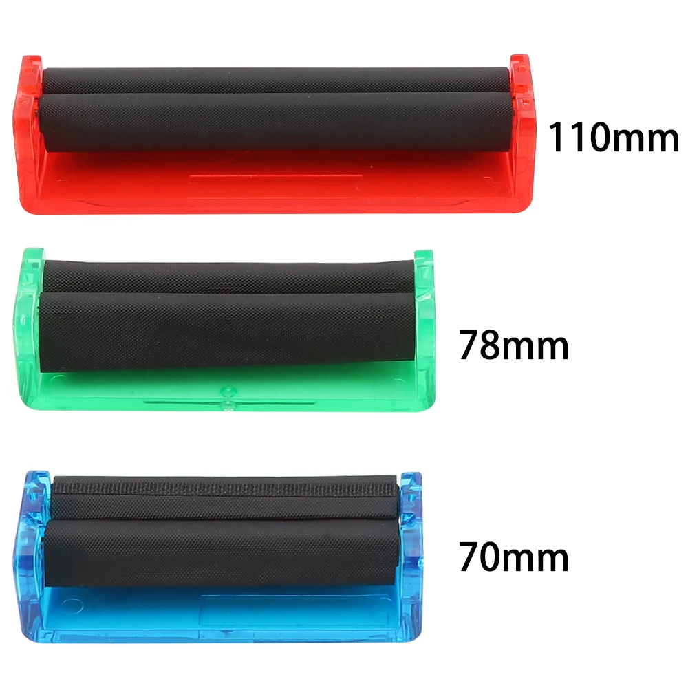 78mm Manual Tobacco Roller Plastic Portable Cigarette Rolling Machine DIY Rolling Tool For Smoking Accessories