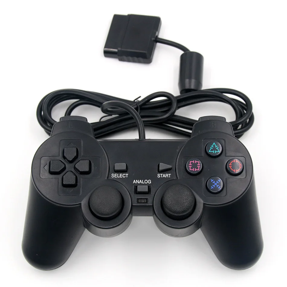 1.7m Length Wired PS2 Gamepads with Vibration, Game Controller for PlayStation 2