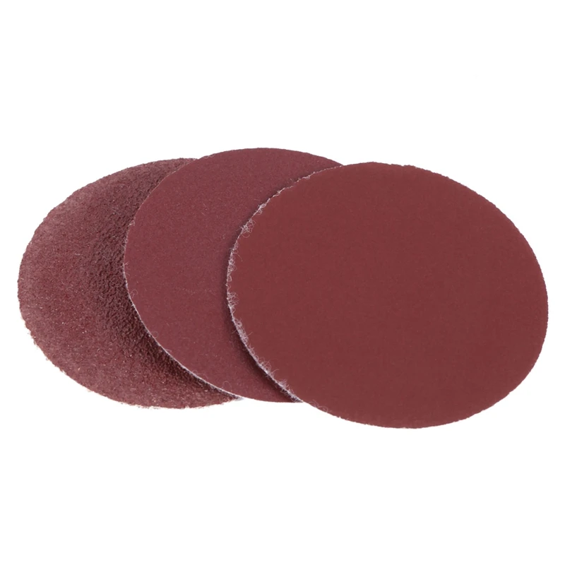 Discos de lixa com disco de lixadeira, 80-3000 Grit Paper, 1 "Abrasive Polish Pad, Plate + 1/4" Haste, 50mm, 2 ", Hot, 1000pcs