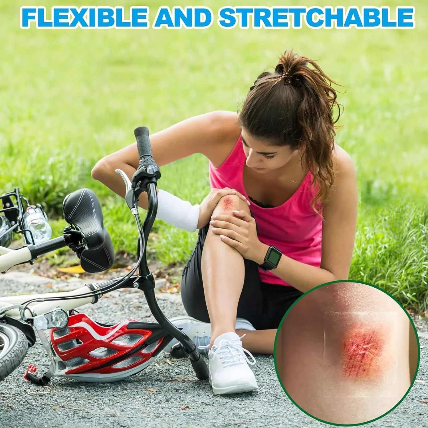 แผ่นปิดแผลกันน้ำแบบยืดหยุ่น โปร่งใส ใช้แล้วทิ้ง สำหรับปกปิดรอยสัก อาบน้ำ