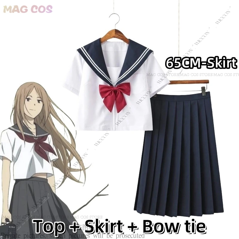 Natsume Reiko Anime Cosplay Costume Reiko Natsume Takashi's Grandmother JK School Uniform Daily Outfit Natsume Reiko Woman