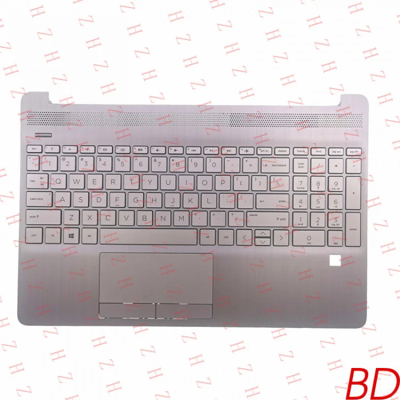 P+ C Shell Silver Palm Rest AP2H8000410 FOR HP 15S-DU GR DR 15-DW CS TPN-C139