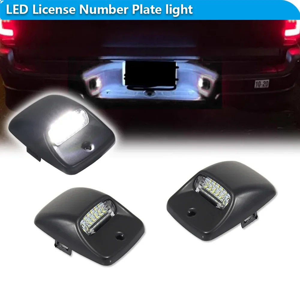 Para toyota tacoma 2005-2015 & tundra 2000-2013 xenon branco led número da placa de licença do carro luzes montagem livre de erros canbus 12v