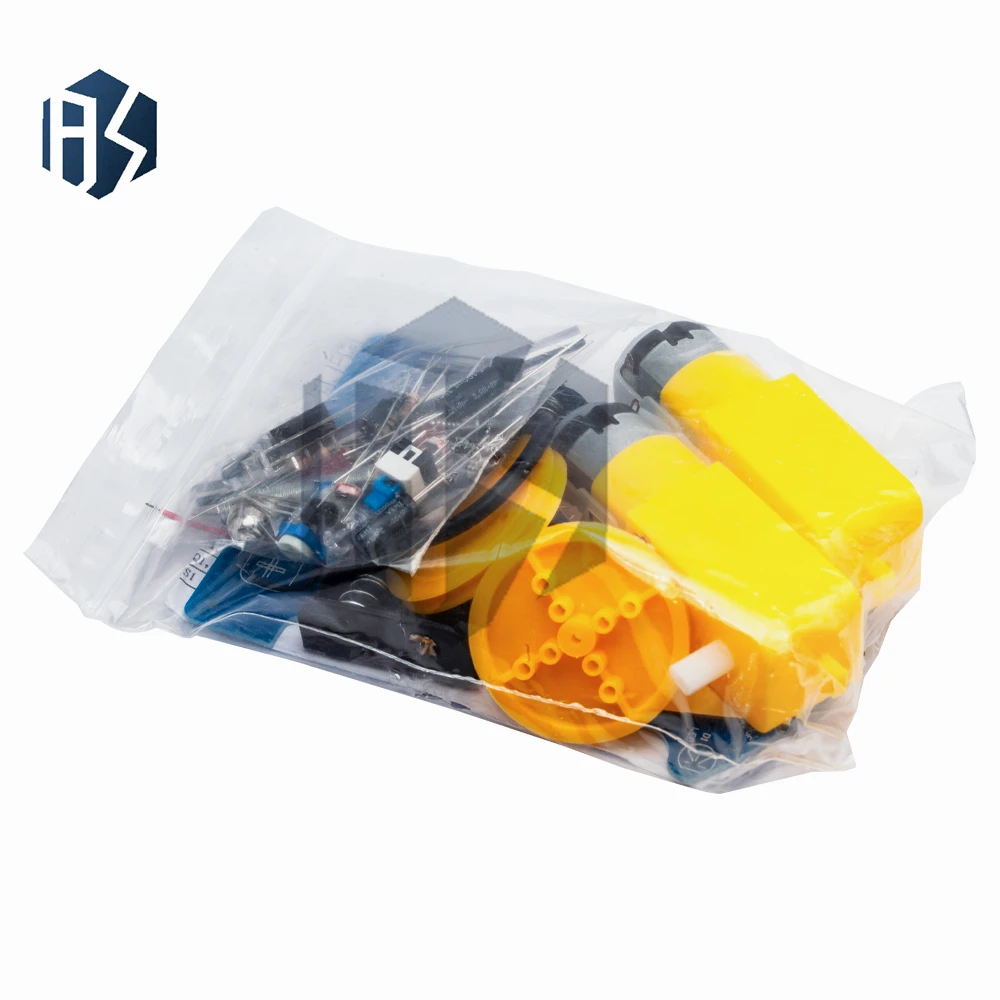 DIY Smart Car Kit – Line Tracking & Obstlement Avoidance Robot with TT Motor, Ultrasonic Sensor & Arduino Compatibility