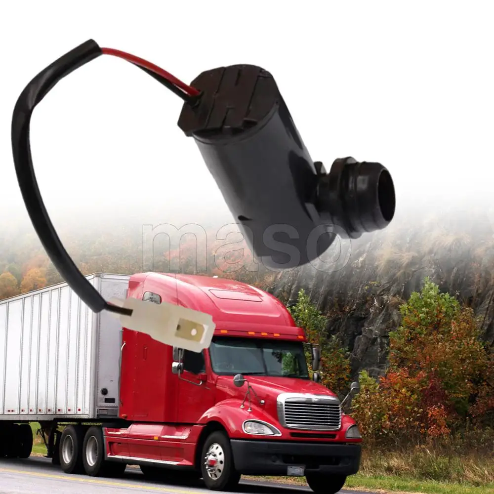 

Car Windshield Washer Pump with Wire 2 pins 24 V DC Universal Vehicle Windscreen Cleaning Tank Motor