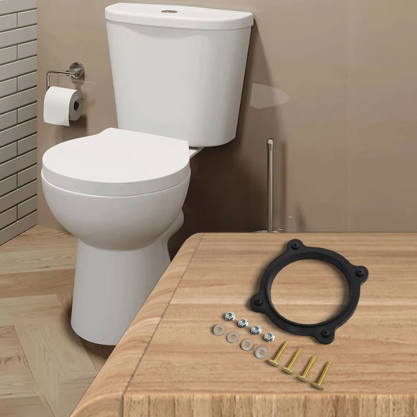 RV Toilet Floor Flange Seal Kit for DOMETIC and Models Reliable Replacement to Prevent Leaks and Enhance Functionality