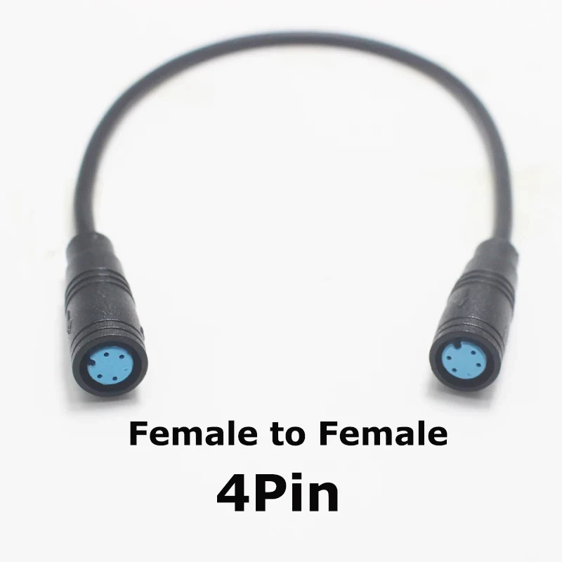 1Pcs M8 20CM 2 3 4 5 6 Pin Electric Bicycle Butt Joint Cable Waterproof for Ebike Display Female Male Optional Connector