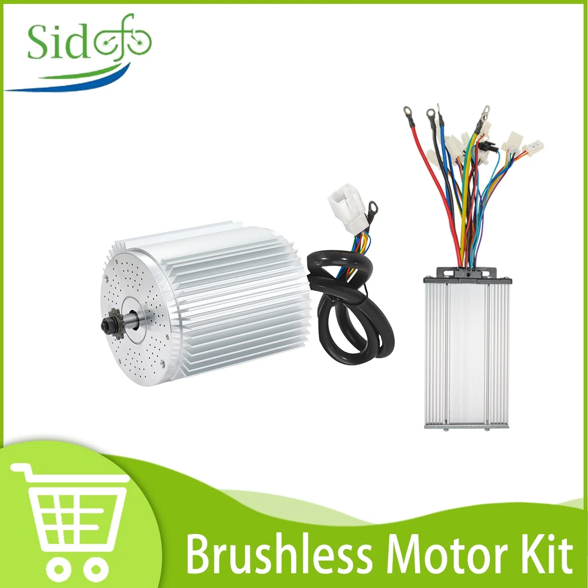 

3000W kit bicicleta elétrica Razor Motor for MX500 Dirt Bike,Go Kart Motor with Heat Sink Help Cool Down the Motor for ATV