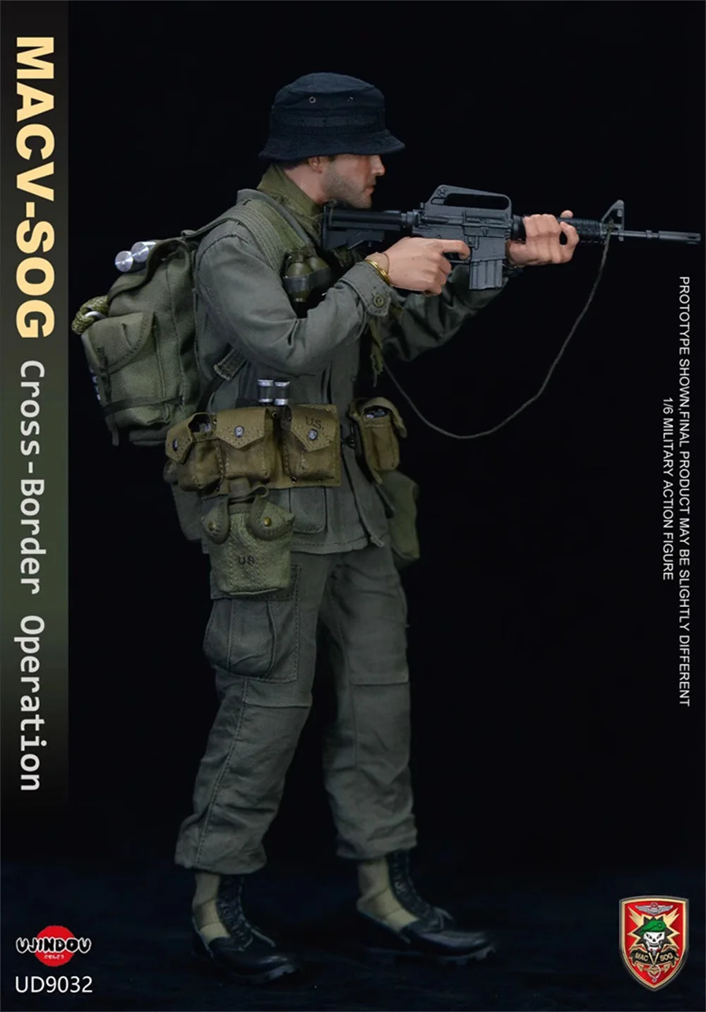 UJINDOU UD9032 US. Soldier Doll Cross-Border Vietnam War Operation Moveable Action Figure Full Set Gift For Fans Collect 1/6