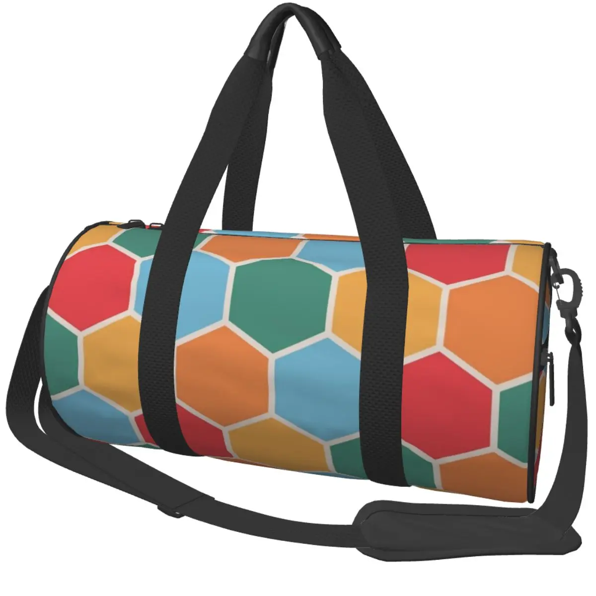 

Wes Anderson The Darjeeling Limited Honeycomb Gym Bag Outdoor Sports Bags Large Training Handbag Funny Fitness Bag For Couple