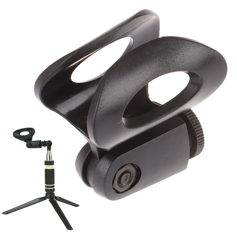 Universal Portable Microphone Clip Stand - Quick-Release Holder for Stage & Studio Recording