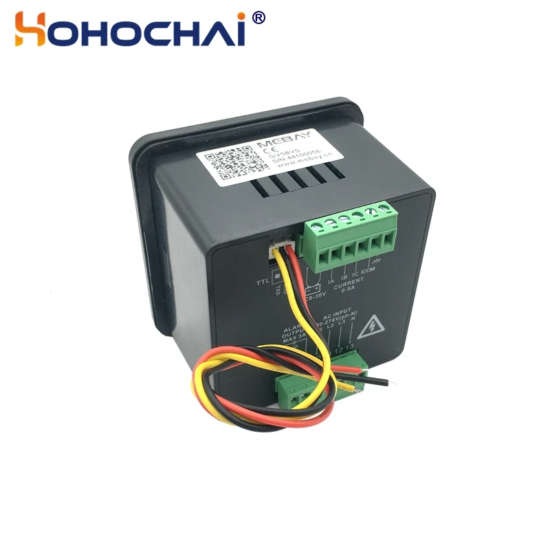 GV58VS DC8-36V มัลติฟังก์ชั่นดิจิตอลเมตร GV59 AC165-265V Genset ชิ้นส่วนเครื่องยนต์