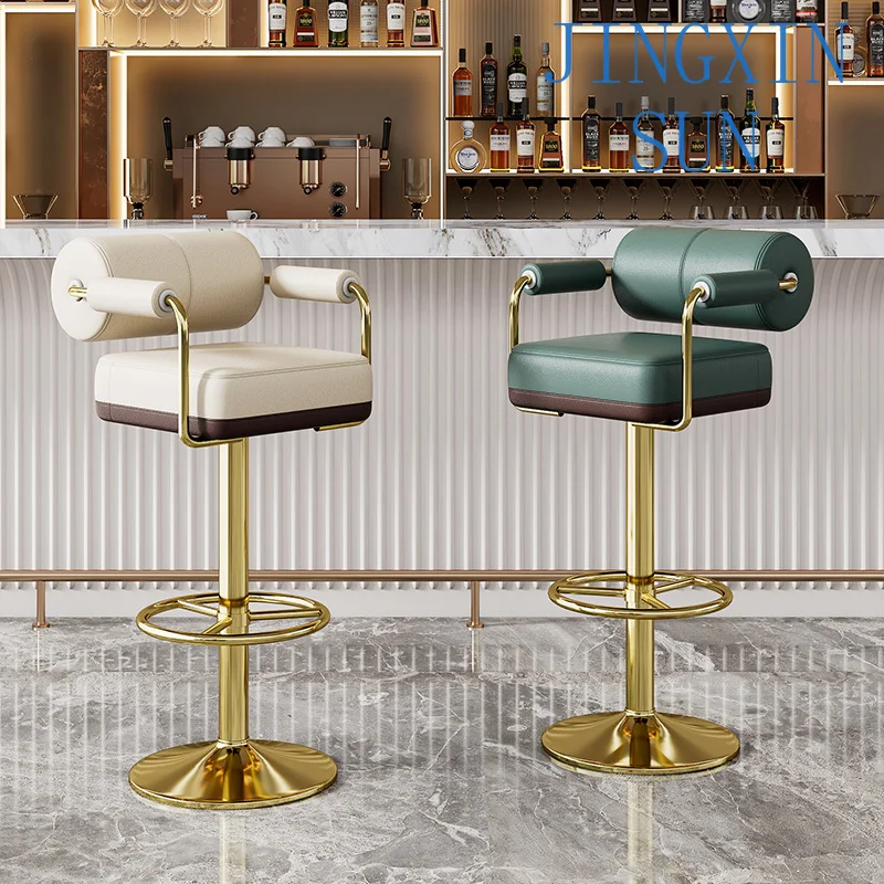 Comptoir pivotant de fauteuil  dossier tabouret haut pour comptoir cuisine