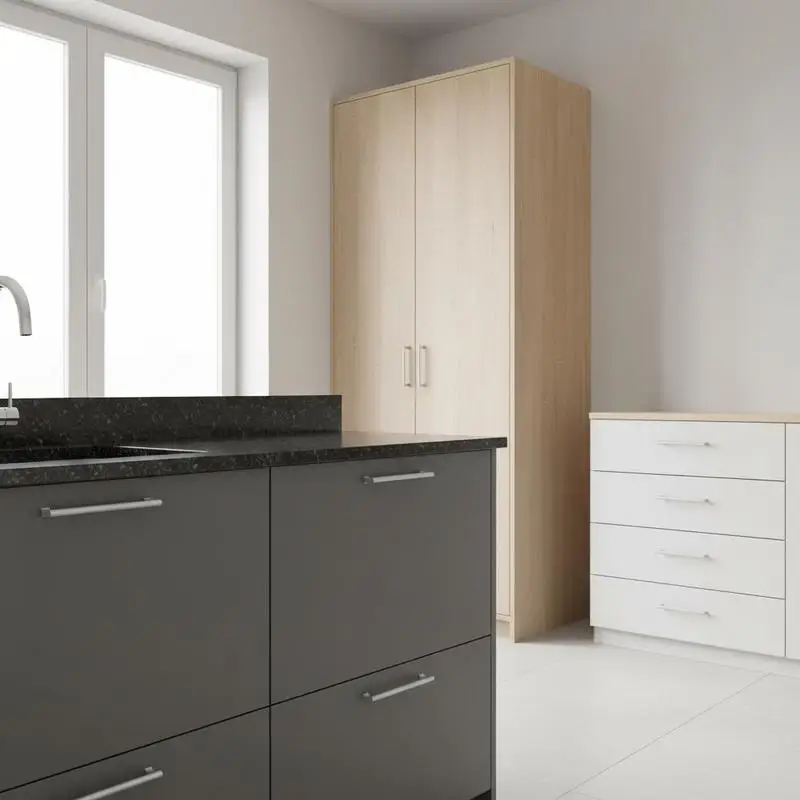 Lot de 12 poignées en aluminium argenté 105,7×7,4×15,5 mm finition anodisée anti-corrosion. Poignée ergonomique confortable, pose facile, polyvalente pour tiroirs, armoires et meubles de cuisine et de bureau.