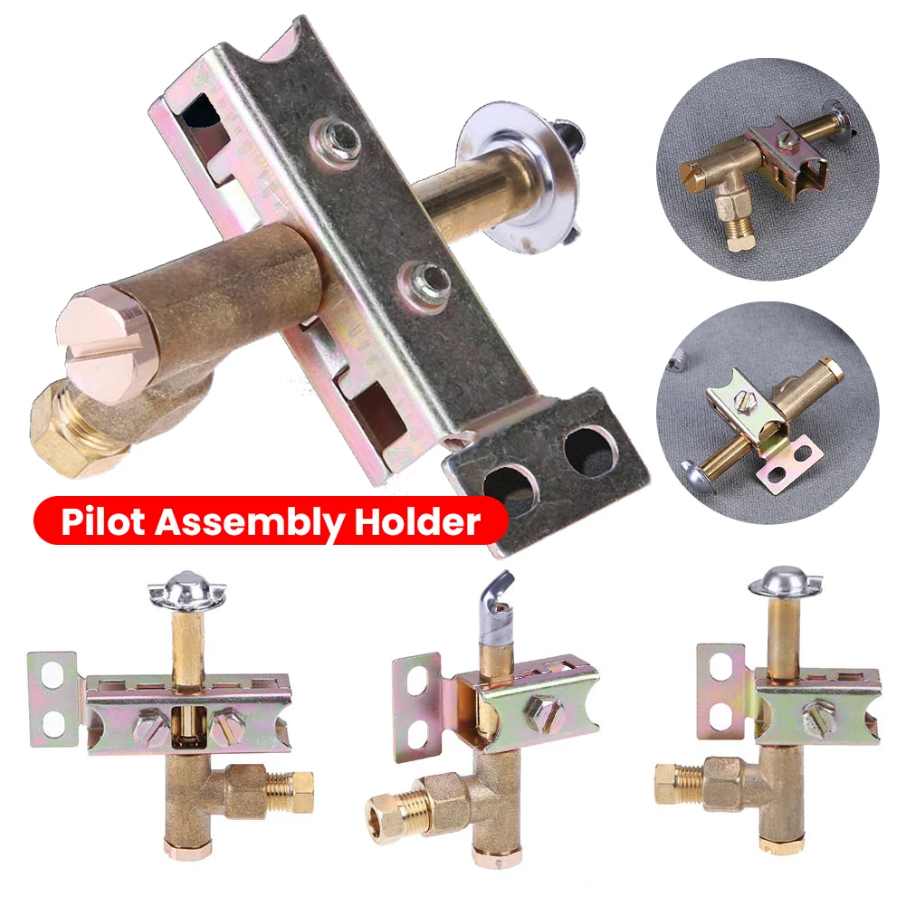 

Держатель для каминной печи, простой монтаж, тяжелый держатель для пилота, многофункциональный универсальный держатель из нержавеющей стали для приготовления природного или газа