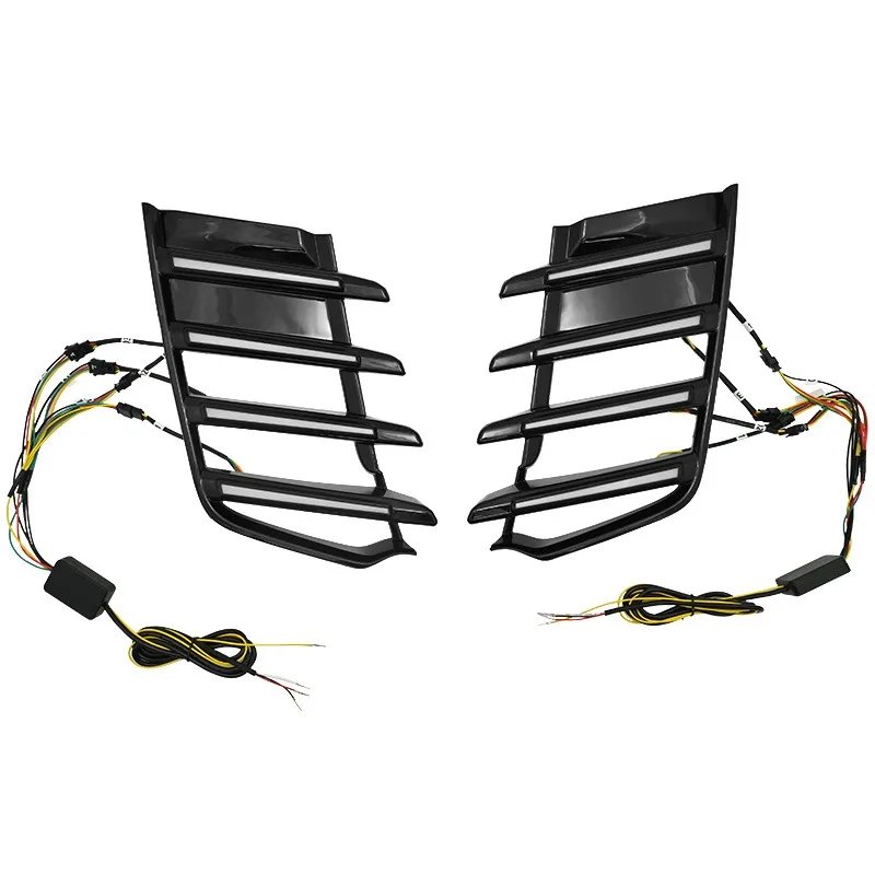 Suitable for Toyota 22 Landcool Luzer LC front fog light cover modified LED daytime running light c