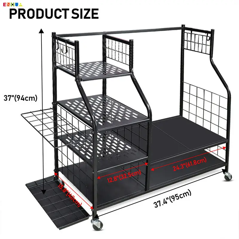 Golf Bag Rack Club Storage Rack Metal Storage Display Rack Golf Supplies Driving Range Equipment Ball Bag