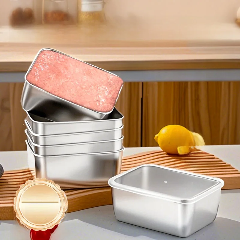 Food Grade 304 Stainless Steel Lunch Meat Home Use Bread Supplement DIY Baking Oven Special 8520 for Kitchen Storage Organizer