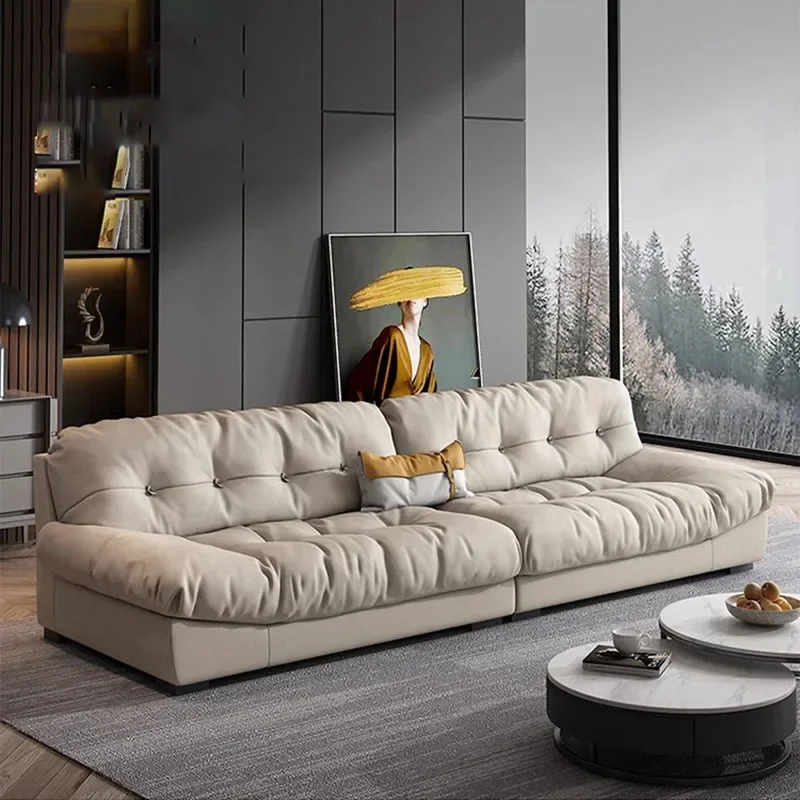 European Puffs Sofa Living Room Lounge Design Cloud 3 Seater Sofa Elegantes Apartment Modern Muebles Hogar Home Furniture