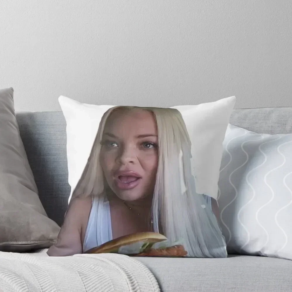 

Trisha Paytas Huh What Throw Pillow New year Cushion Child Decorative pillowcase Decorative Cushion Cover pillow