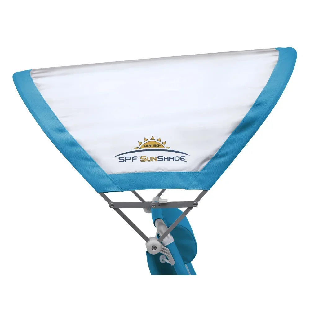 Outdoor Sonnenschutz Rucksack Strandkorb, Say brook blau, Erwachsene