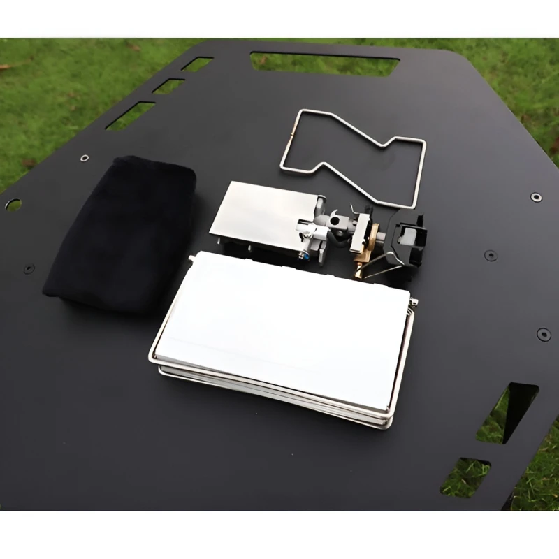 

Портативная походная плита - складная газовая плита для пикников на открытом воздухе, высокопроизводительная кассетная горелка для пеших прогулок и барбекю |