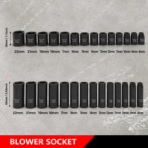 10 best sales मीट्रिक सॉकेट सेट - №6