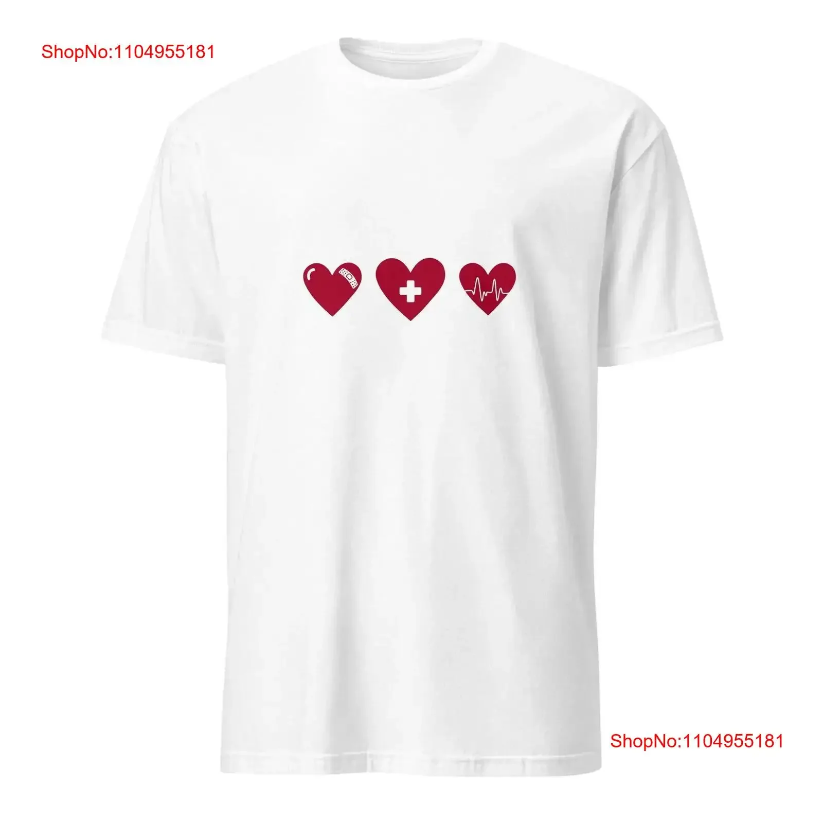 

Nurse Valentines Day T Shirt Love For vintage Washed Versatile Stretched fashion designer clothes Unisex homme
