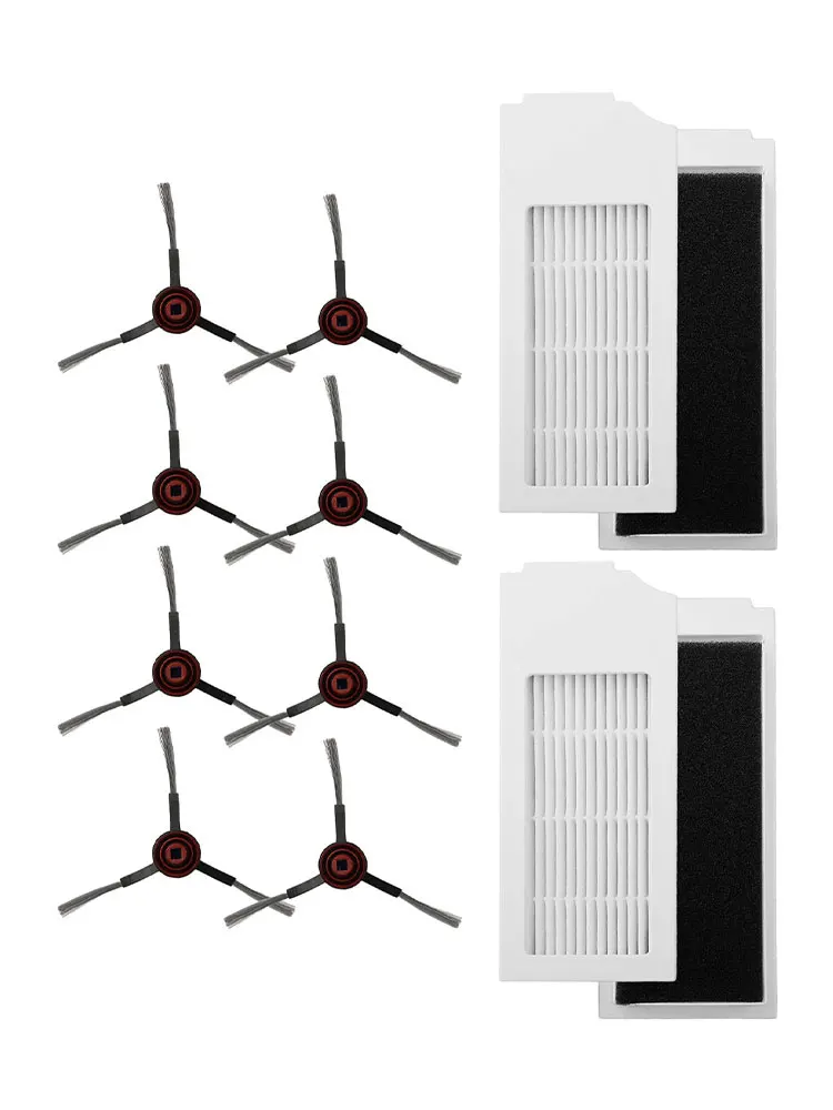 Maintain a healthier home environment with For DEEBOT N20 N20 PLUS N20 PRO PLUS filter and side brush replacements