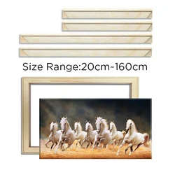 Wooden DIY Large Picture Frames Canvas Painting Frame Stretcher Bars Diamond Oil Painting Poster Wall Art Living Room Home Decor