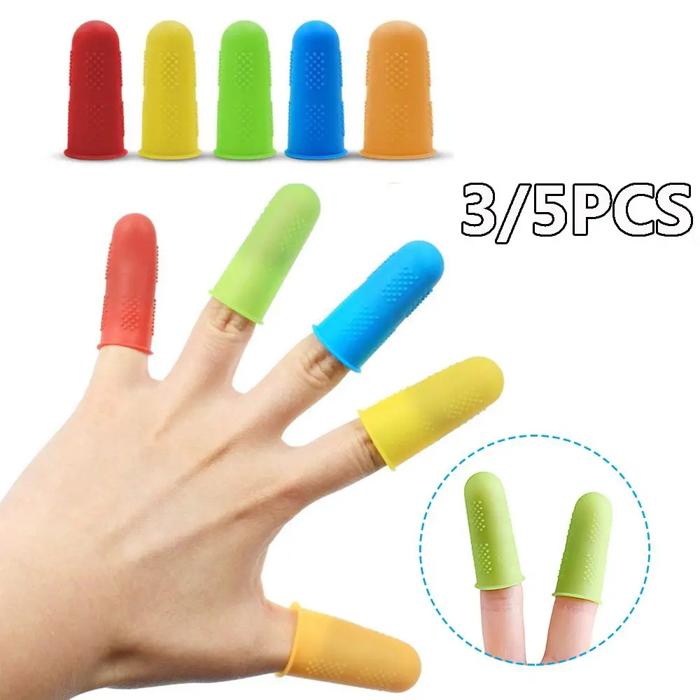 Set Sleeve Anti-cut High Temperature Resistant Heat Resistant Finger Protector Kitchen Tools Fingers Cover Finger Caps