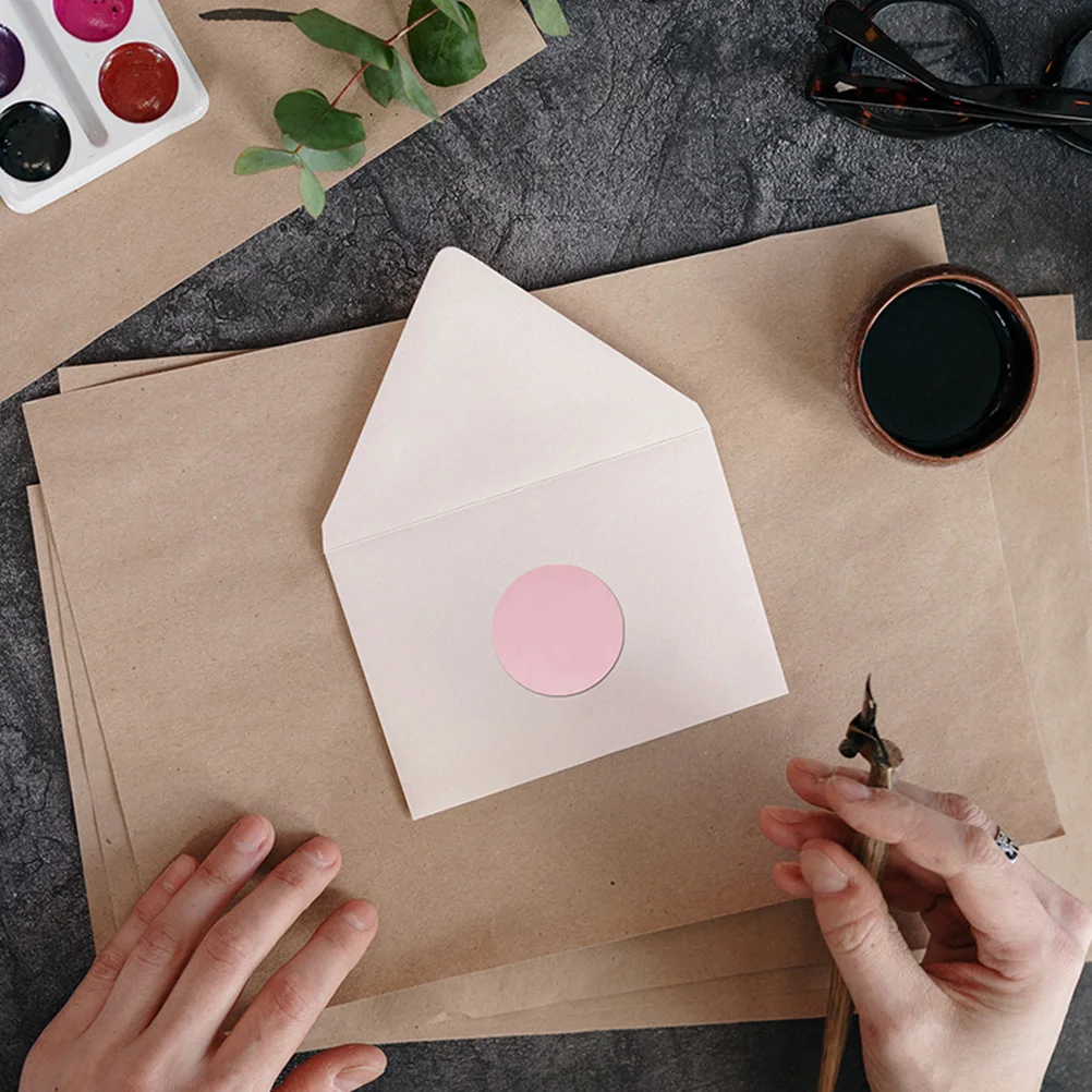 

2 Rolls Adhesive Dot Stickers Bright Color Design for Daily Storage Labeling Circle Label Sticker Packaging of Orders