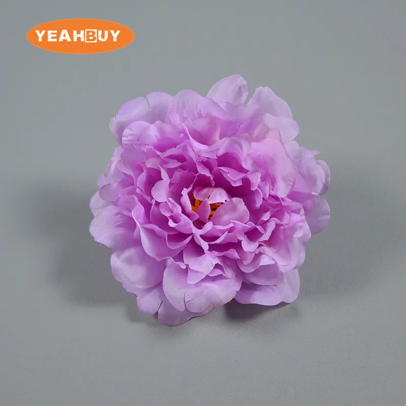 2pcs 13CM Artificial Silk Decorative Peony Flower Heads For DIY Wedding Wall Arch Home Party Decorative High Quality Flowers
