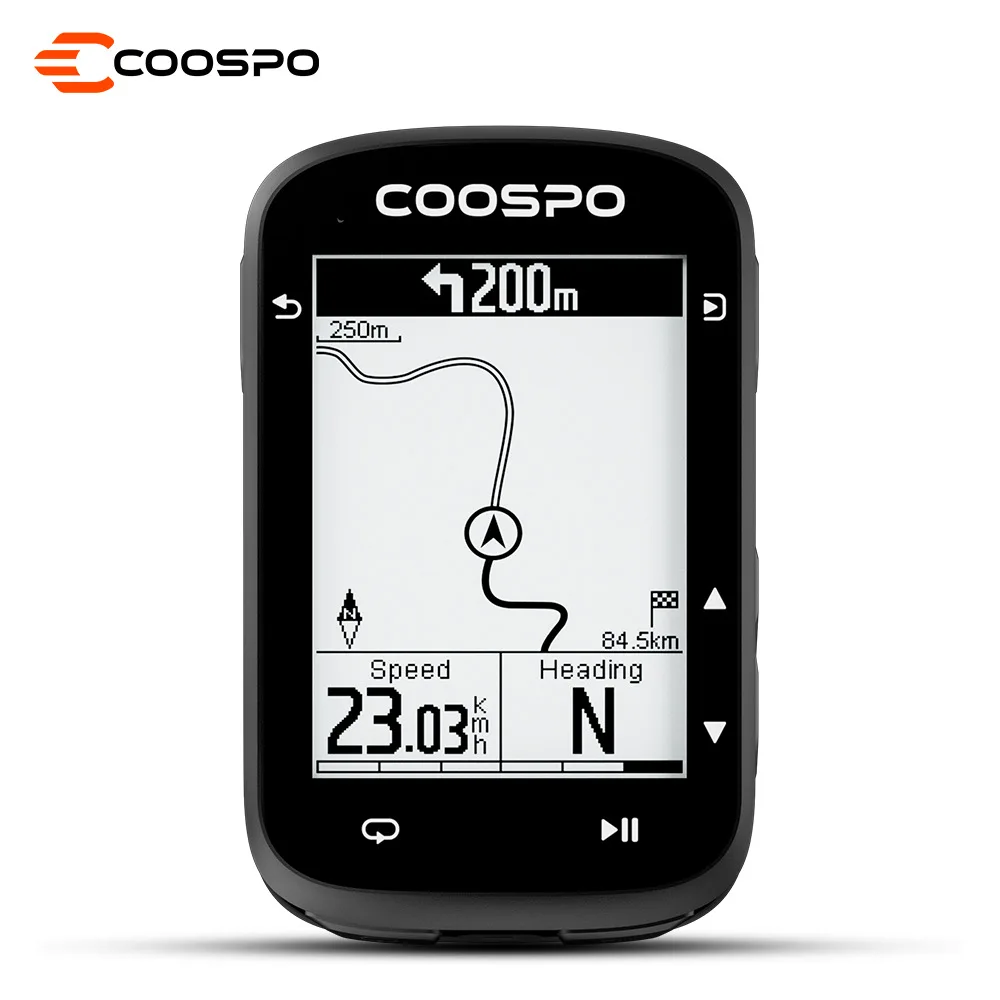COOSPO Bicycle Roadbook Navigation Intelligent GPS Code Table Waterproof Sensor Supports  Electric Transformer，Radar