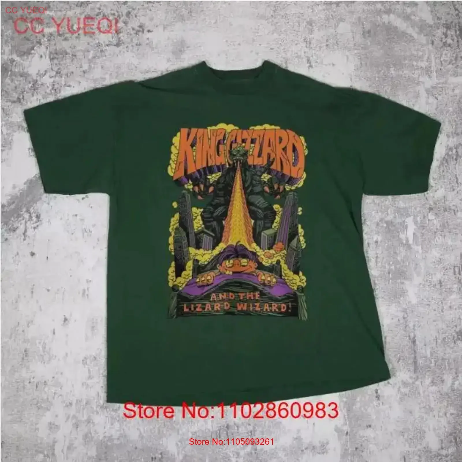 

Редкая футболка King Gizzard and the Lizard Wizard Band For Fan от S до 5XL, винтажная стильная мужская модная футболка с графикой