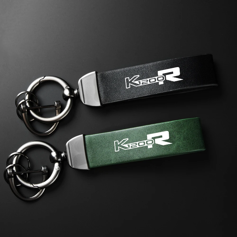 Motorcycle High-Grade Keyring Leather Keychain For BMW K1200R K1200GT K1200R Sport K1200S K1200 R GT Sport S Accessories